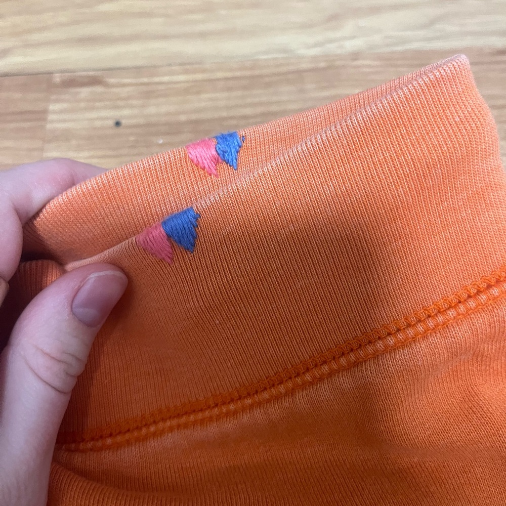 PINK Victoria's Secret Pink Orange Sweatshirt - Picture 6 of 7